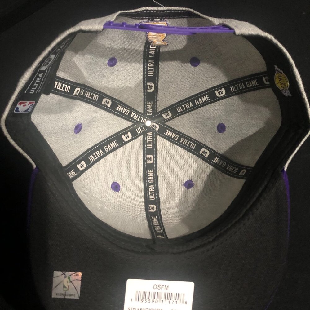 Los Angeles LA Lakers NBA Ultra Game  Old school  snapback Cap Hat flat bill - Picture 5 of 5